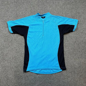 Canari Women's Cycling Biking Jersey in Black & Blue Estimated Size Large
